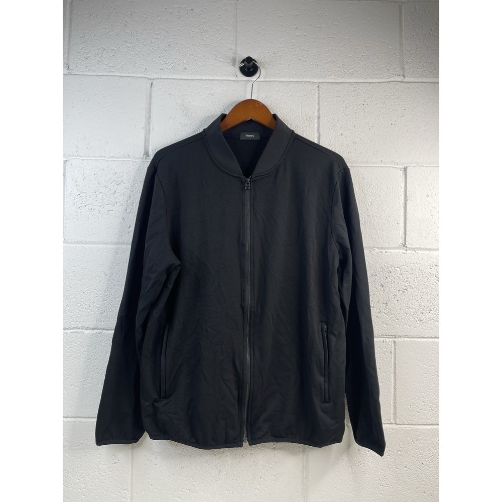 Theory Men's Black Ascend Tech Black Jacket Size XXL EUC